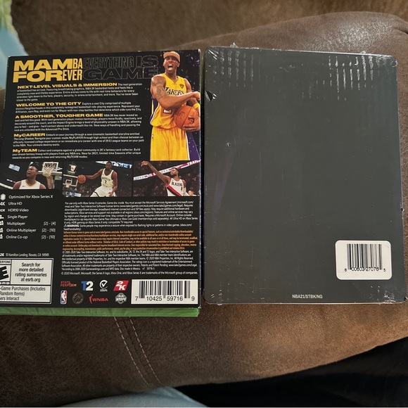 NBA 2K21 Mamba Forever Kobe SteelBook Cover case With game for Xbox Series X - Picture 2 of 5